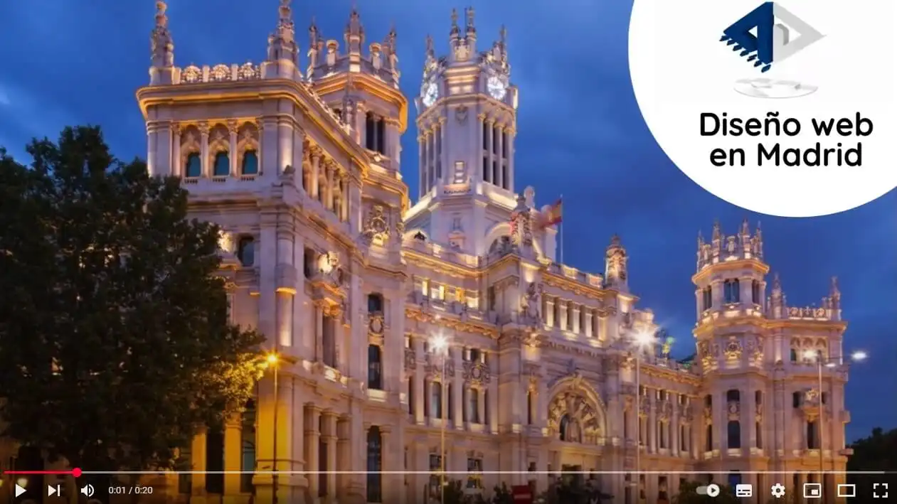 diseño web en Madrid video informativo