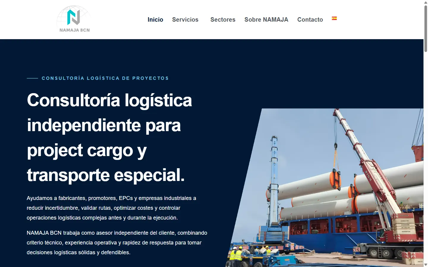 Captura del proyecto NAMAJA BCN S.L.