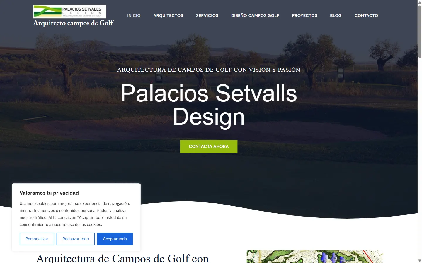 Captura del proyecto PALACIOS SETVALLS DESIGN SL